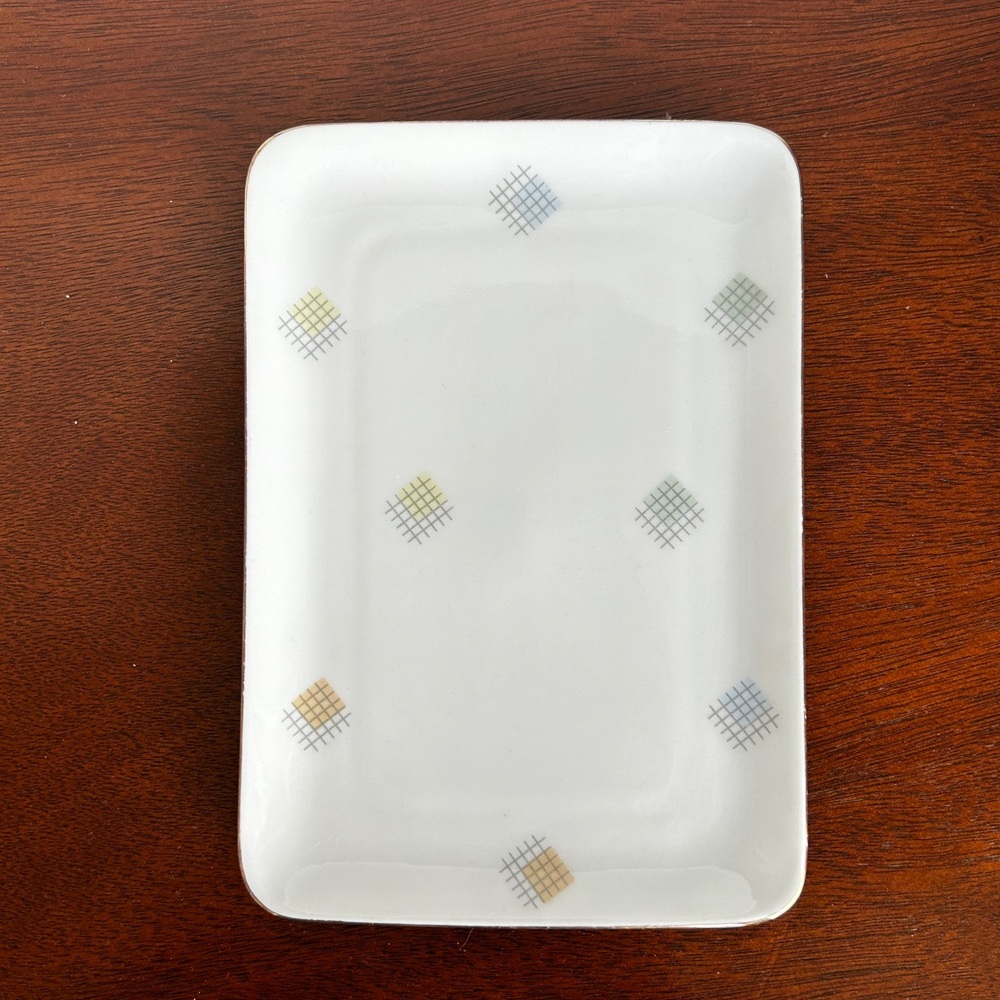 Seltmann Weiden Bavaria Porcelain Tray Small Karo